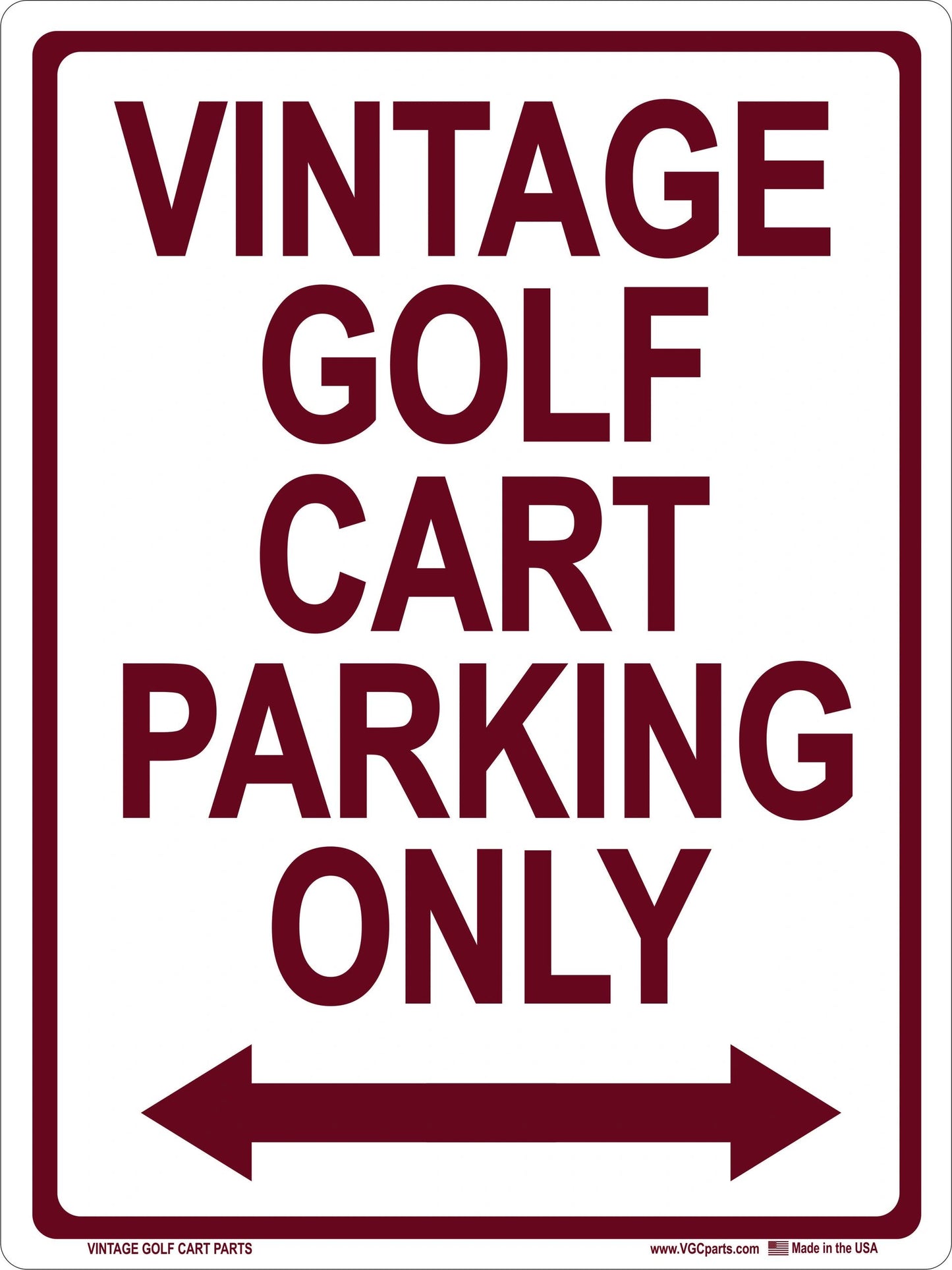 Vintage Golf Cart Parking by Flood City Fabrications