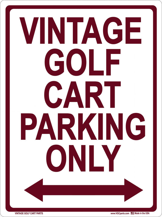 Vintage Golf Cart Parking by Flood City Fabrications