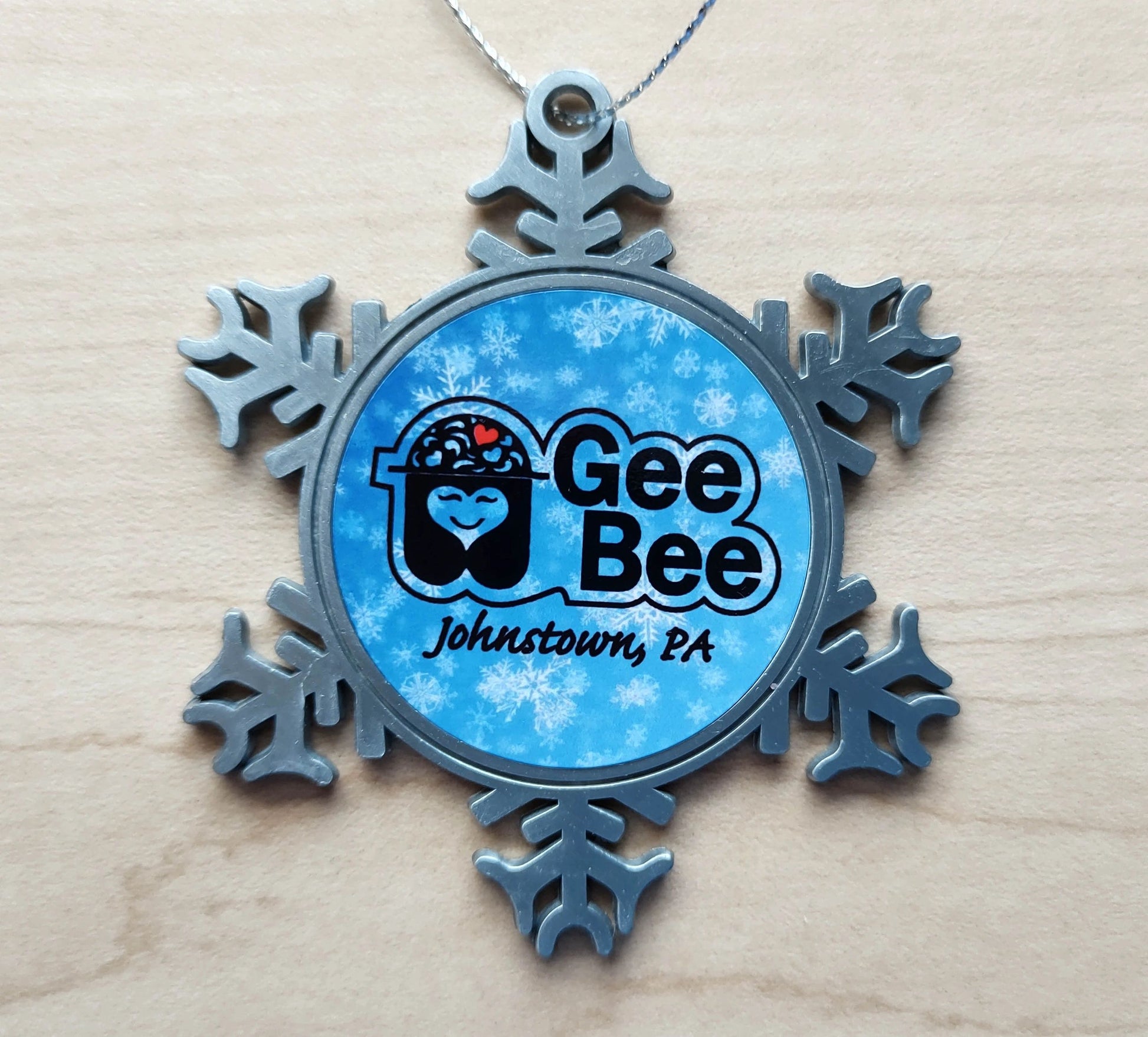 Gee Bee Supermarket Christmas Ornament by Flood City Fabrications