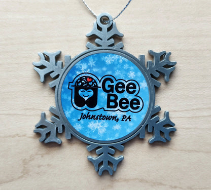 Gee Bee Supermarket Christmas Ornament by Flood City Fabrications