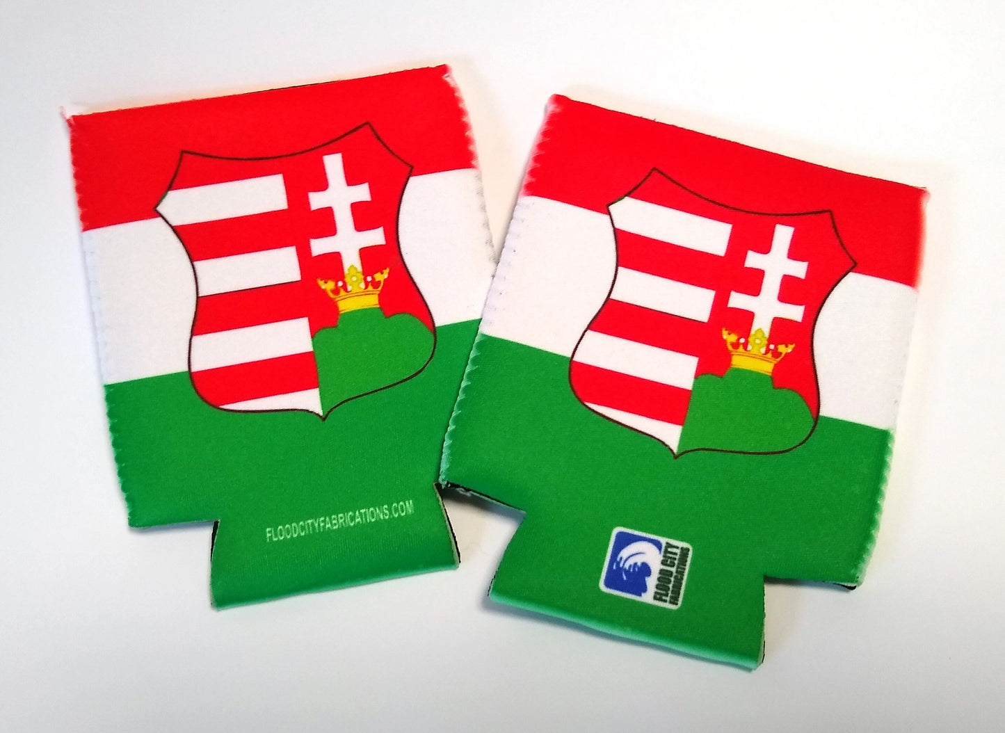 Slovak flag beverage insulators Slovakian Crest Can Koozie by Flood City Fabrications