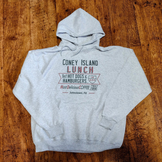 Coney Island Hoodie Hooded Pullover Johnstown, PA by Flood City Fabrications