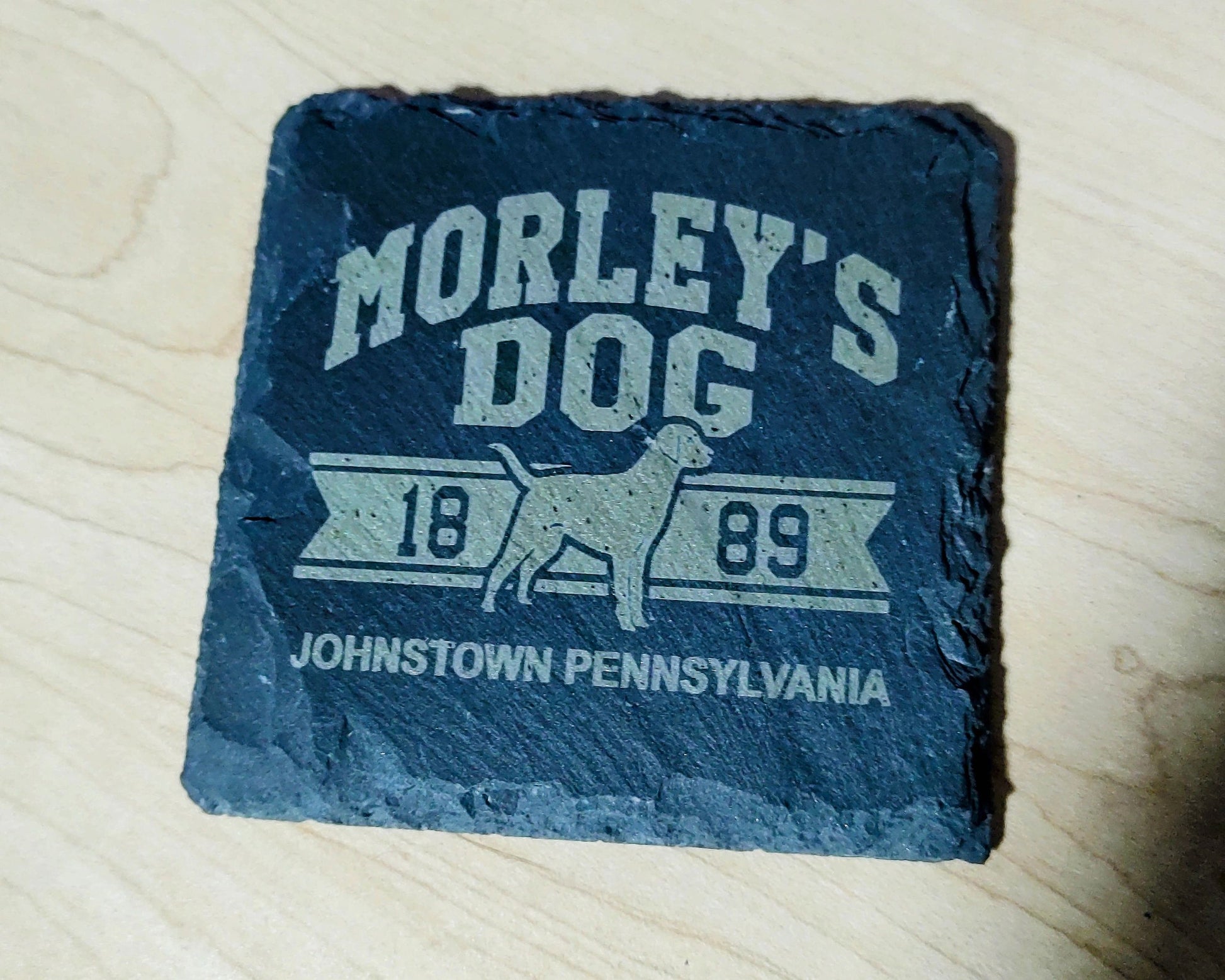 Johnstown PA Slate Coaster Set – alternate product view