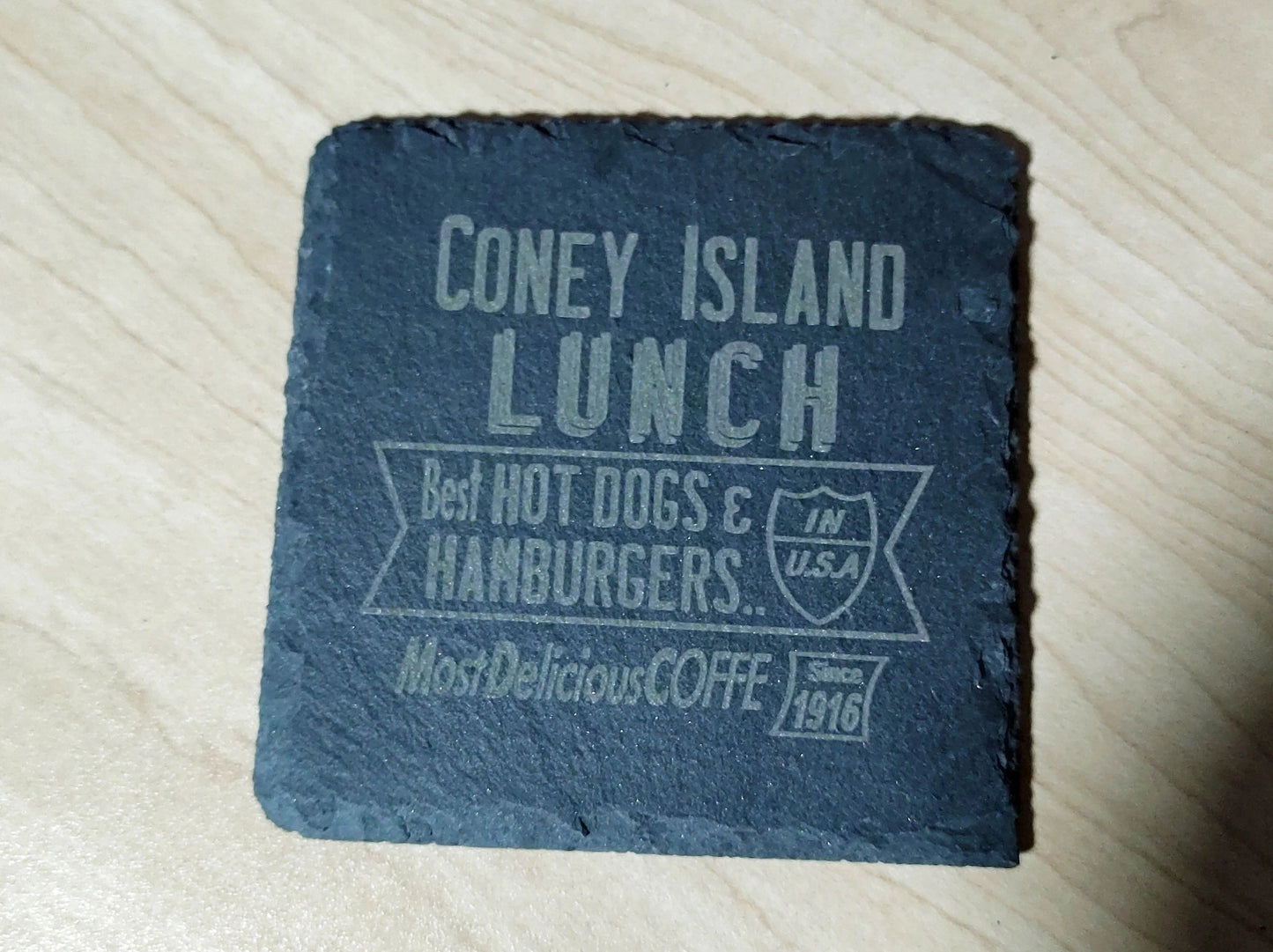 Johnstown PA Slate Coaster Set – alternate product view