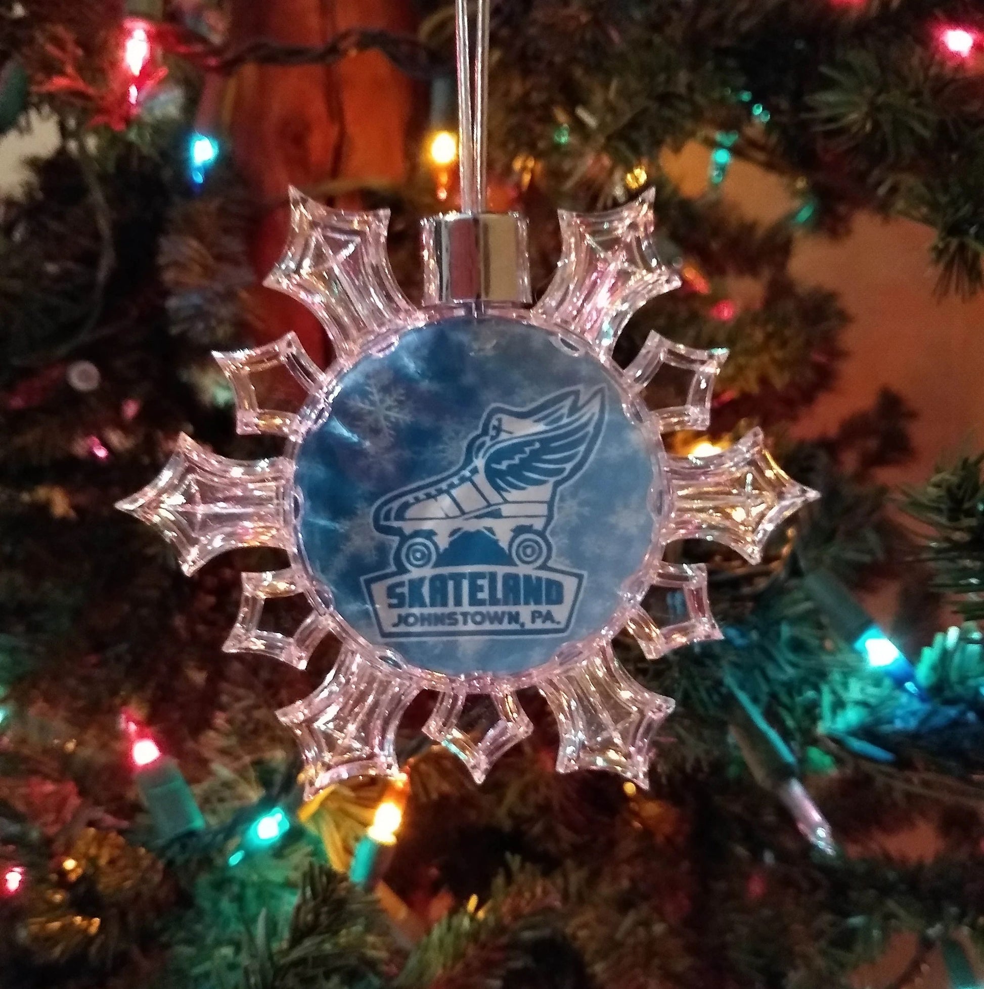 Skateland Johnstown PA Christmas Ornament – alternate product view