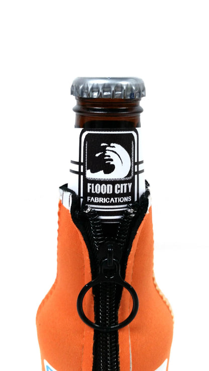 Prescription Beer Bottle Holder Hugger with zipper – alternate product view