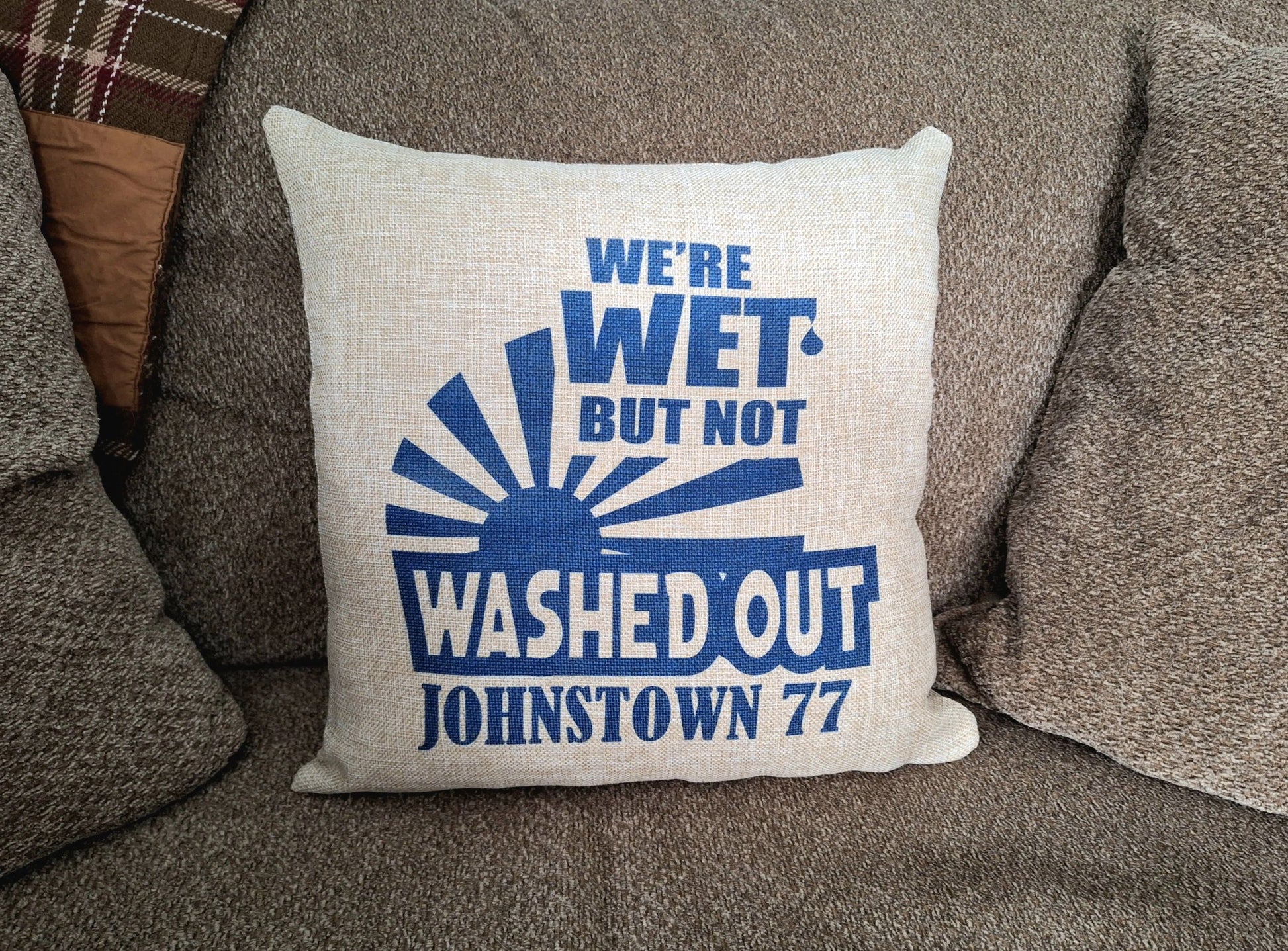 Johnstown 77 Flood Pillow by Flood City Fabrications