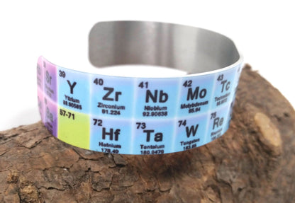 Table of Elements Cuff Bracelet Science by Flood City Fabrications