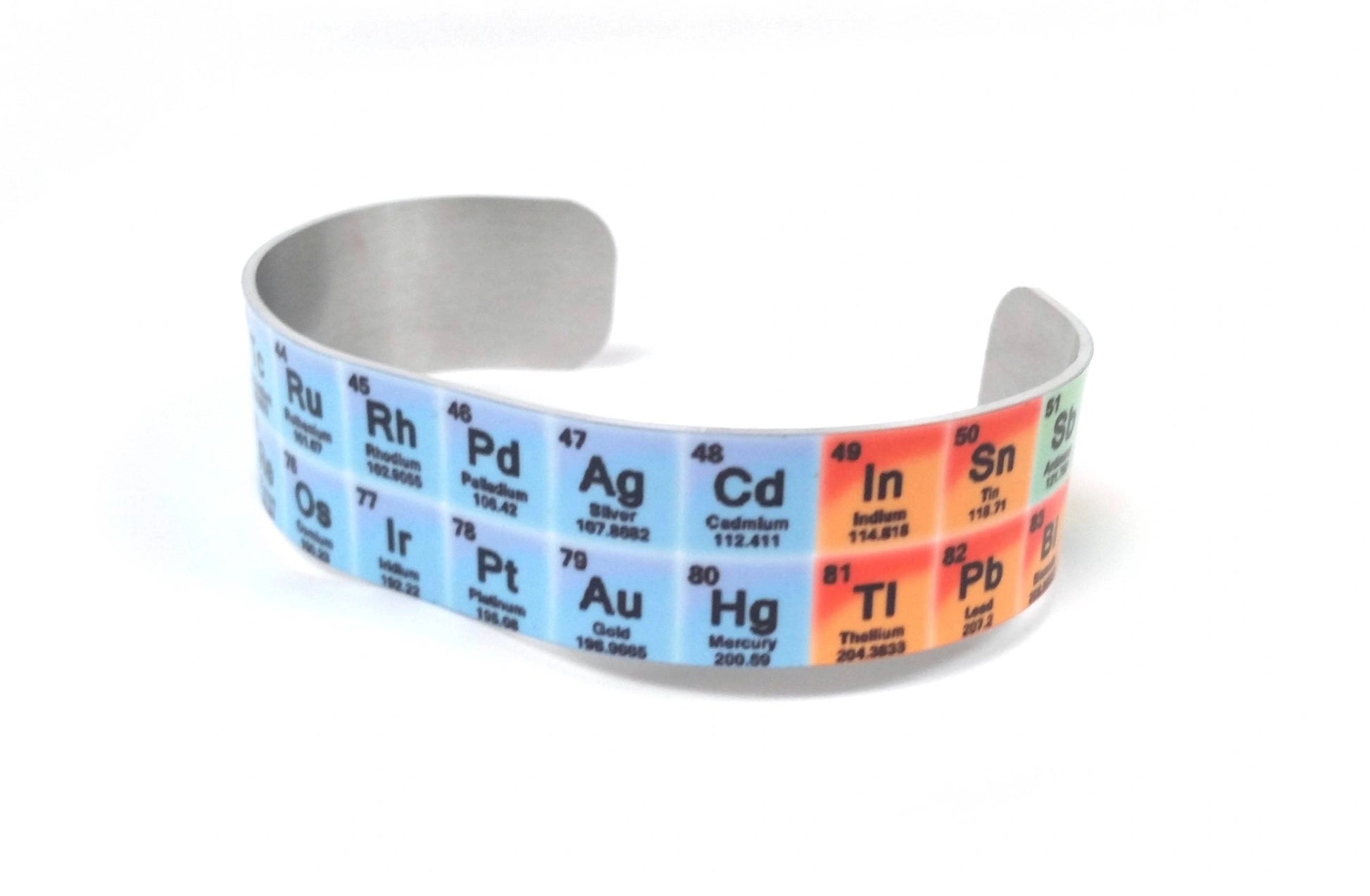 Table of Elements Cuff Bracelet Science – alternate product view