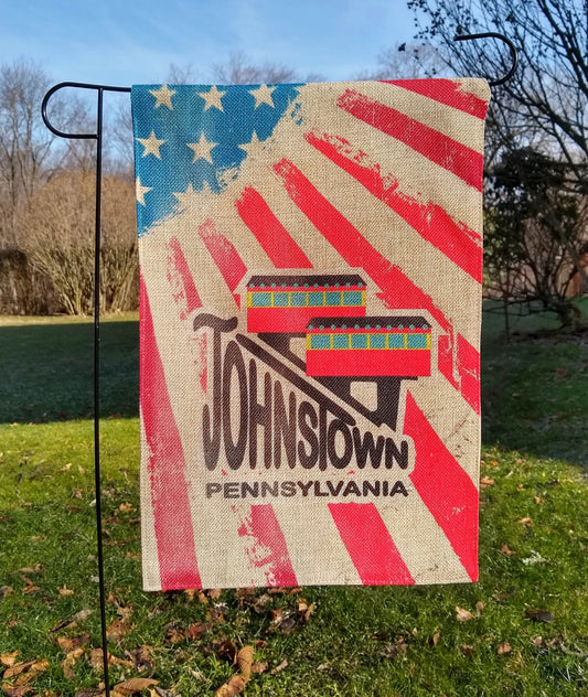 Johnstown PA Inclined Plane Yard Flag by Flood City Fabrications