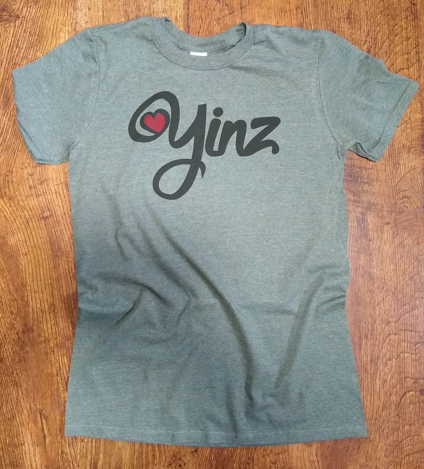 Love Yinz Heart t-shirt for Yinzers by Flood City Fabrications