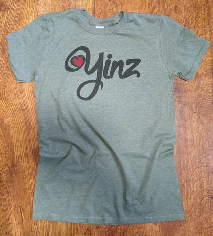 Love Yinz Heart t-shirt for Yinzers by Flood City Fabrications