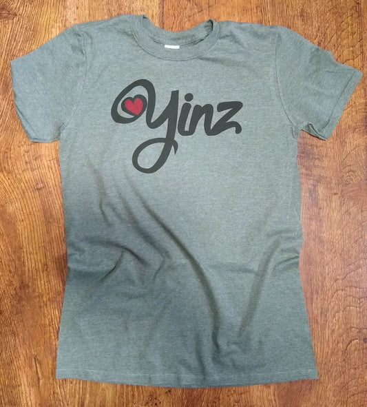 Love Yinz Heart t-shirt for Yinzers by Flood City Fabrications