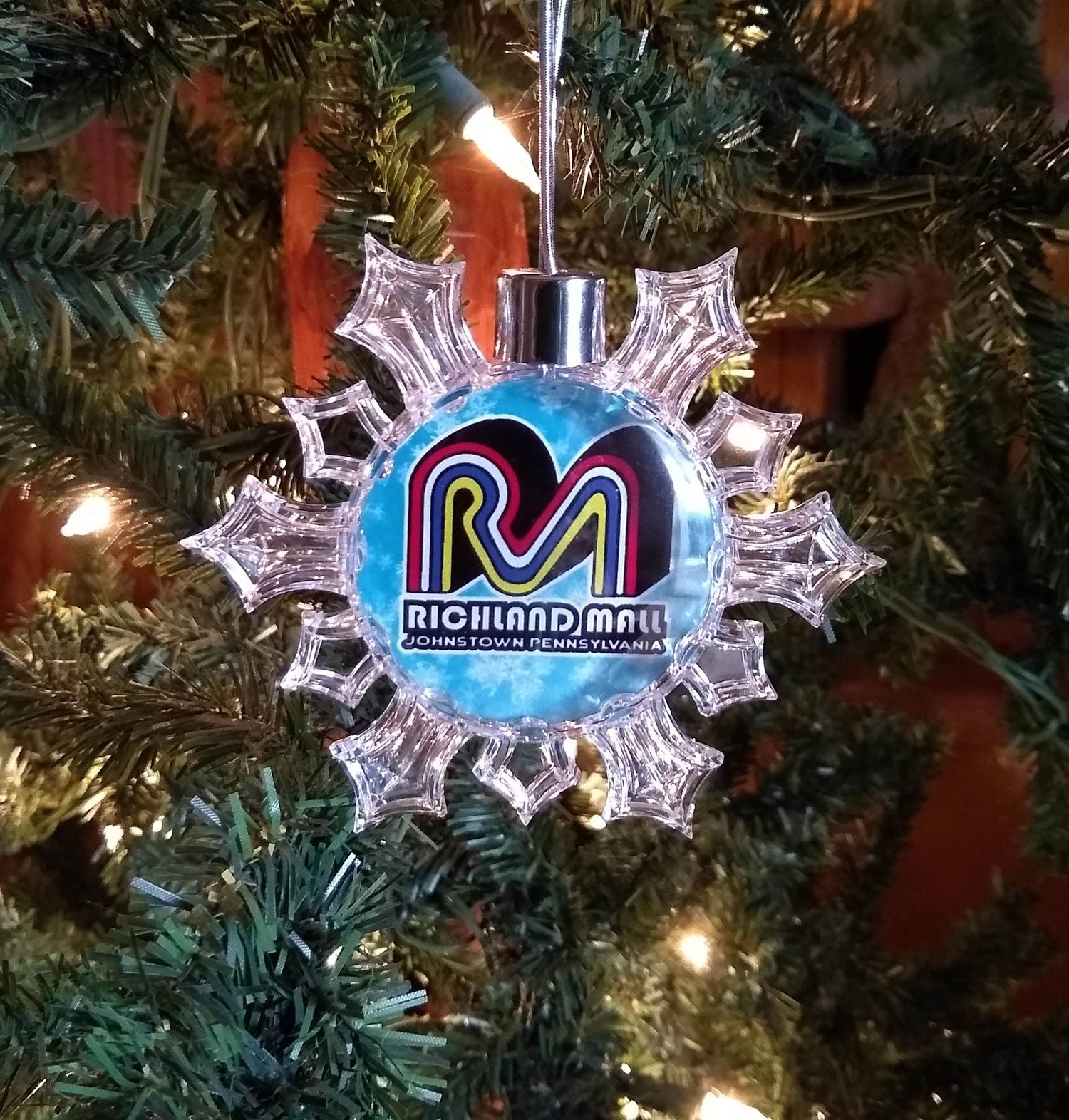 Richland Mall Snowflake Ornament Johnstown PA Christmas by Flood City Fabrications