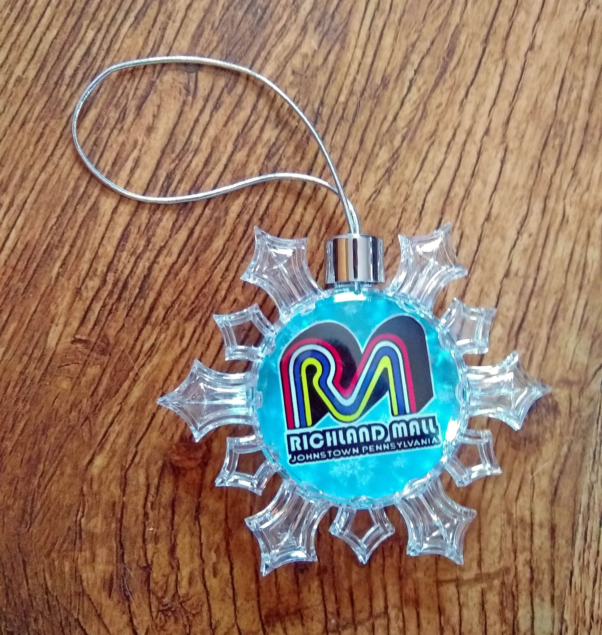 Richland Mall Snowflake Ornament Johnstown PA Christmas – alternate product view
