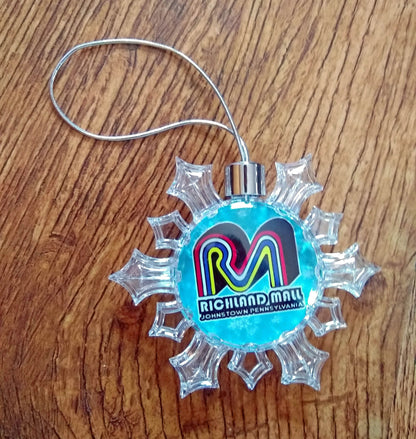 Richland Mall Snowflake Ornament Johnstown PA Christmas – alternate product view